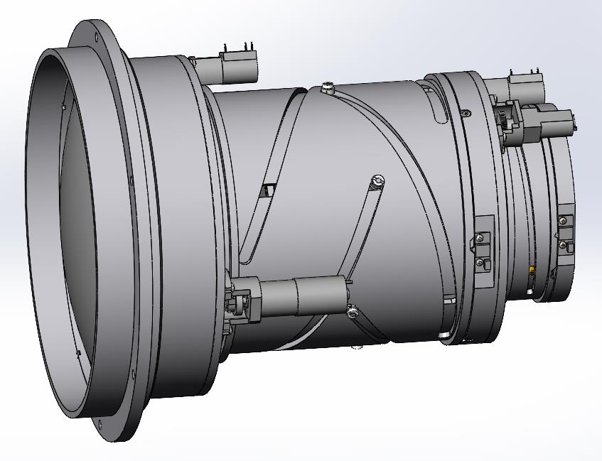 輕量型高性能紅外連續(xù)變焦熱成像鏡頭